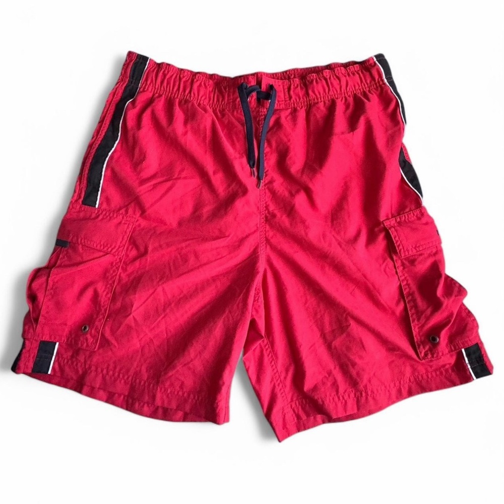 Nautica Red Shorts with Black Trim
